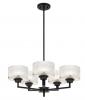 MORENO 5 LIGHT BLACK PENDANT